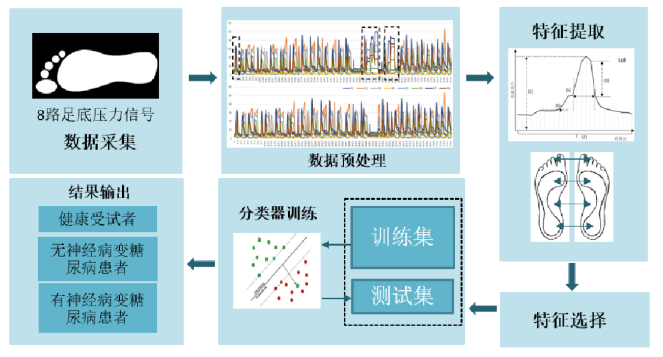 平板式足底压力分布系统