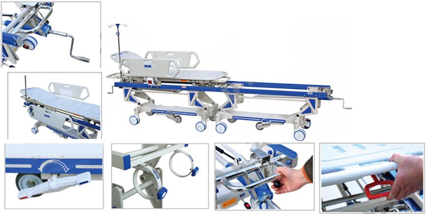 急救床对接车YQC-2P